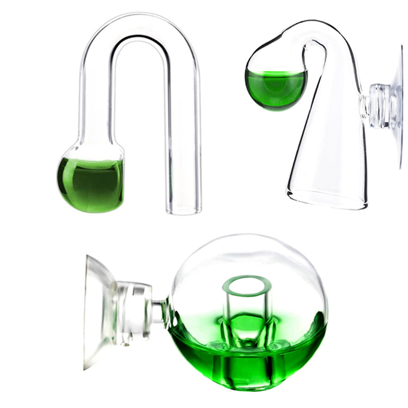 Aquarium Plant In Pot - Diffuse Glass CO2 Drop Checker Aquarium