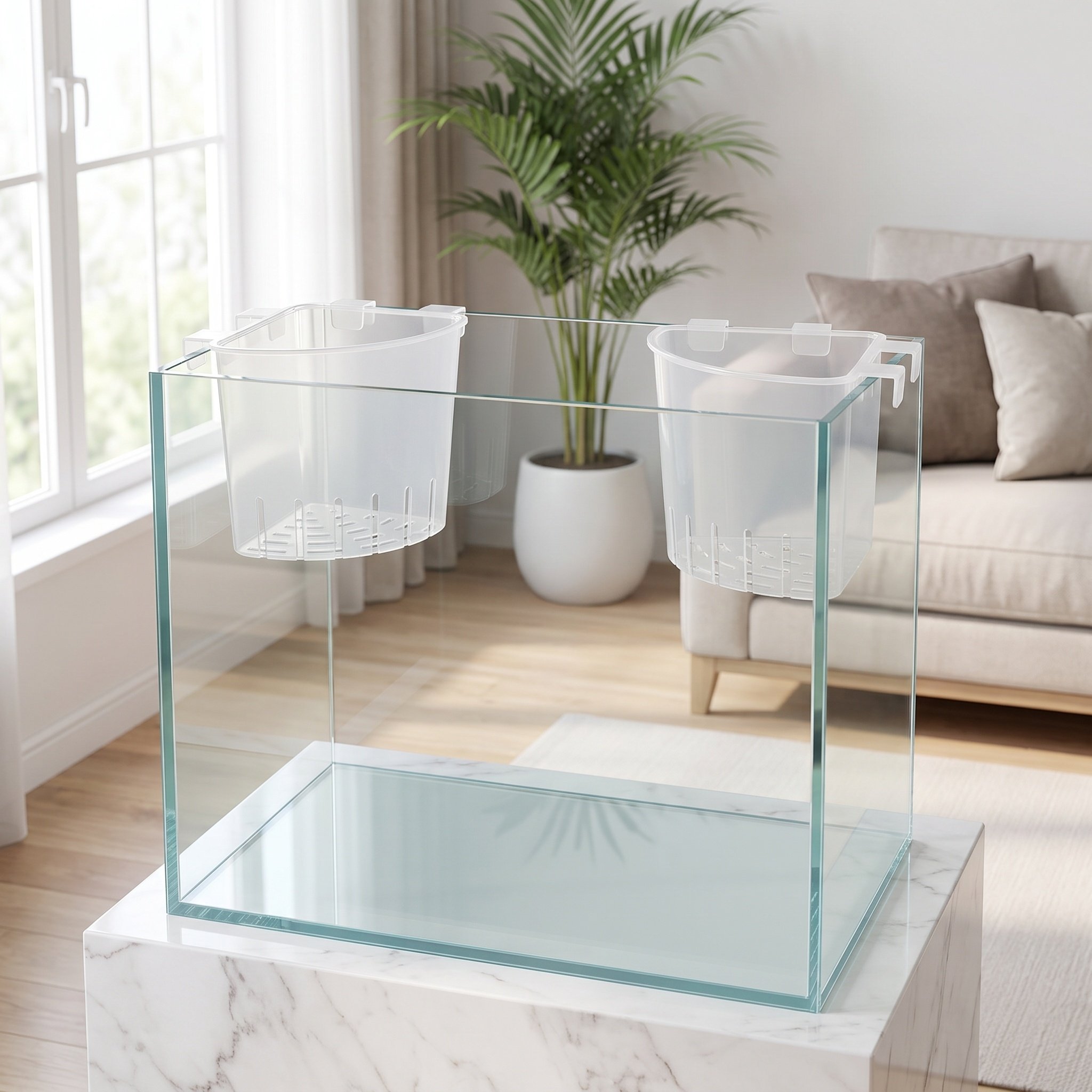 4Pcs Aquarium Hanging Corner P - Aquarium Plant In Pot review and price