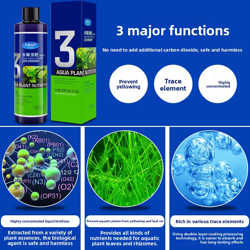 WAJABABY Liquid Aquarium Plant - Aquarium Plant Liquid Fertilizer review and price