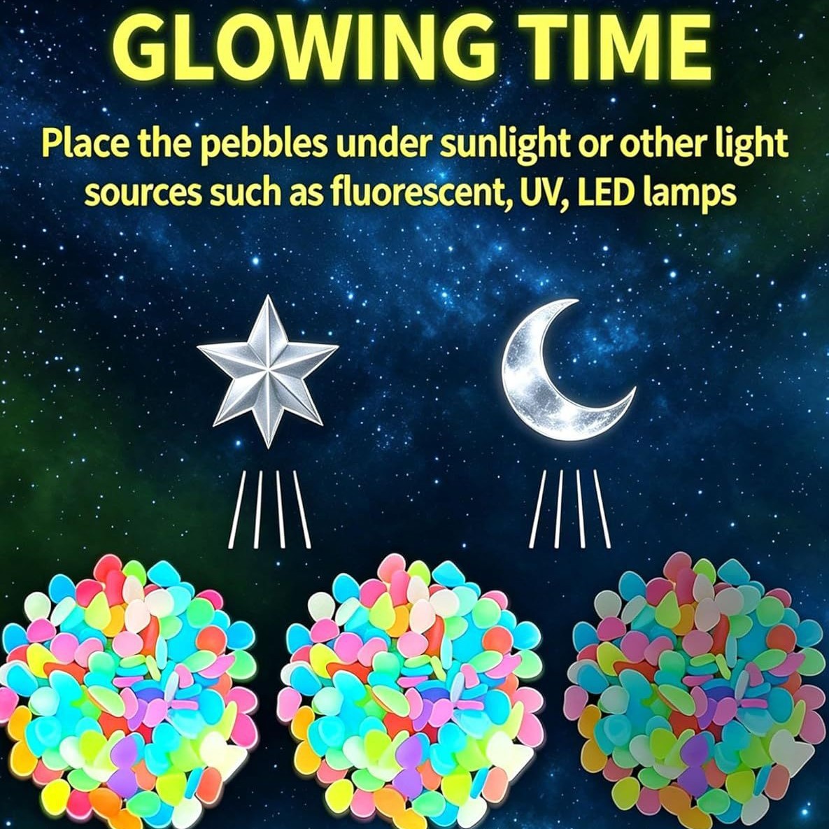 Colorful Glow In The Dark Lumi - Aquarium Plant In Pot review and price