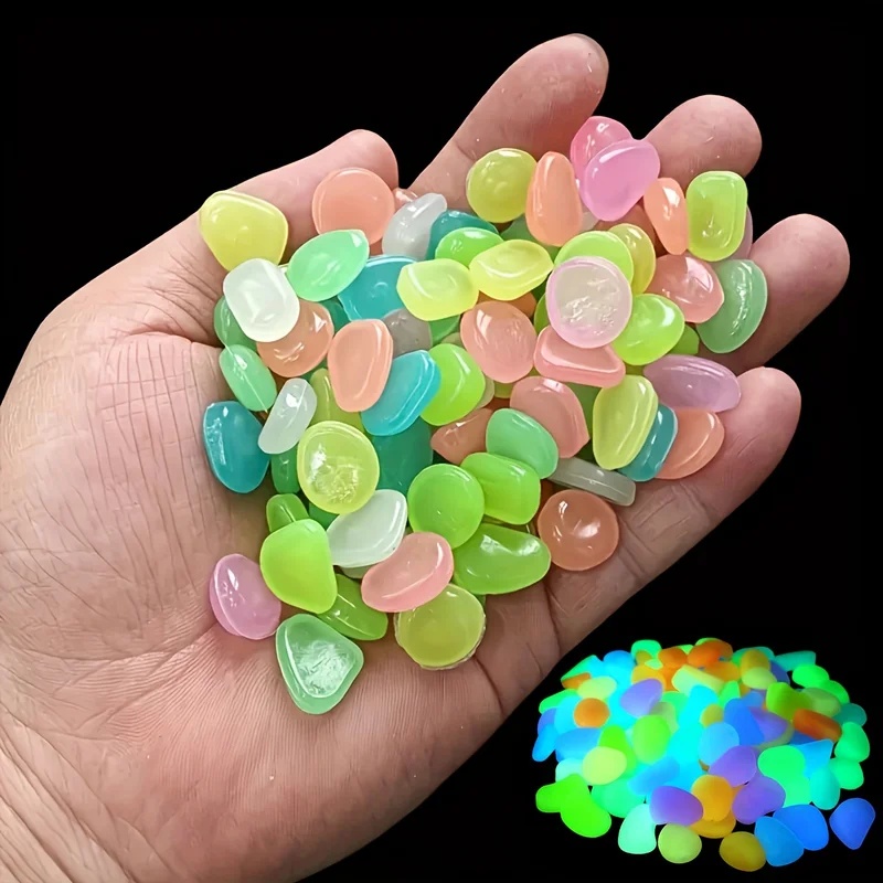 50-200pcs Glow in The Dark Peb - Aquarium Plant In Pot review and price
