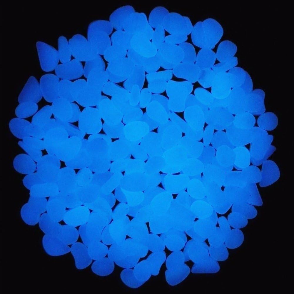 Fish Tank Rocks Glow Blue Pebb - Aquarium Plant In Pot review and price